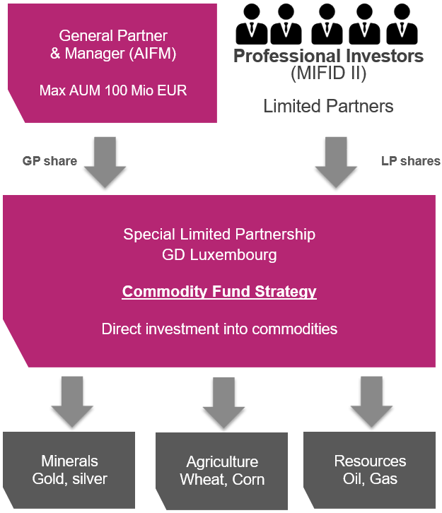 Commodity fund strategy flow chart